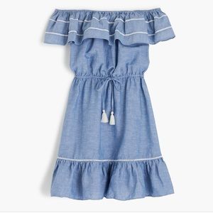 J. Crew off the shoulder beach dress